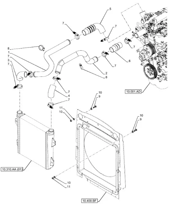 87525807 - патрубок